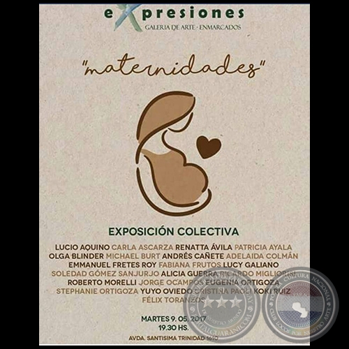 Maternidades - Exposicin Colectiva - Martes 9 de Mayo de 2017